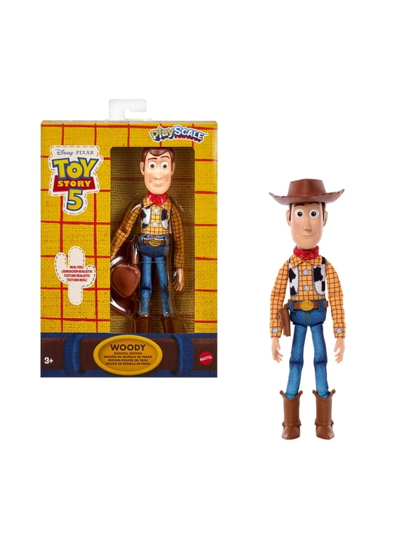Disney and Pixar Toy Story 5 Woody Ragdoll Edition Figure, 7 Inch Playscale Movie Accurate