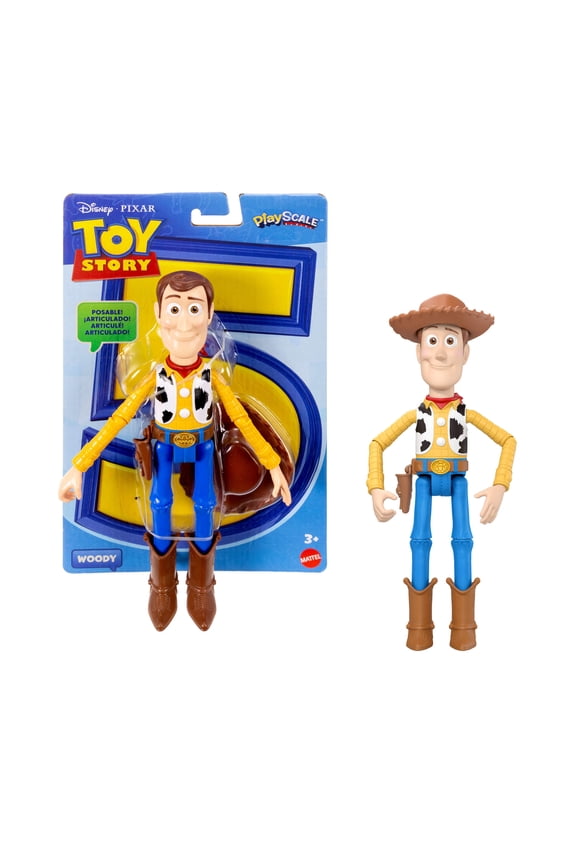 Disney and Pixar Toy Story Woody Action Figure 9.2 Inch Tall Sheriff, 14 Posable Joints, Playscale