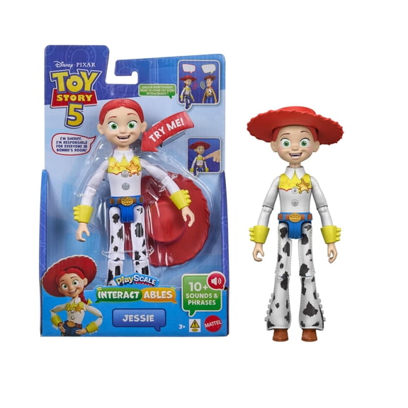 Disney and Pixar Toy Story 5 Interactables Jessie Figure 8.8 Inch Movie Phrases & Cross Talk