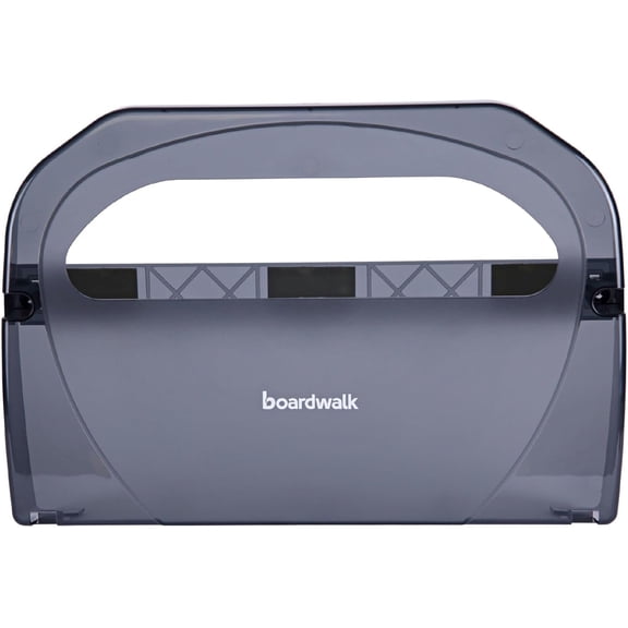 TS510SBBW 17.25 in. x 3.13 in. x 11.75 in. Toilet Seat Cover Dispenser - Smoke Black