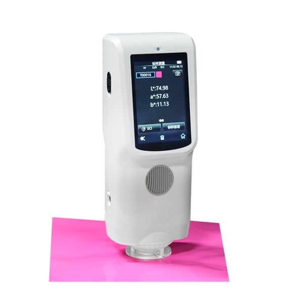 TS7010 Lab Colorimeter Chroma Meter Portable Color Analyzer Color Difference Meter Tester With Reflectance Curve Rate 400-700nm ,Protable
