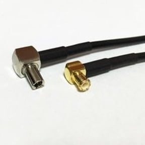 TS9 Right Angle Connector Switch MCX Male Plug Right Angle Connector RG174 20CM 8" Adapter High Quality Ships Quickly From USA