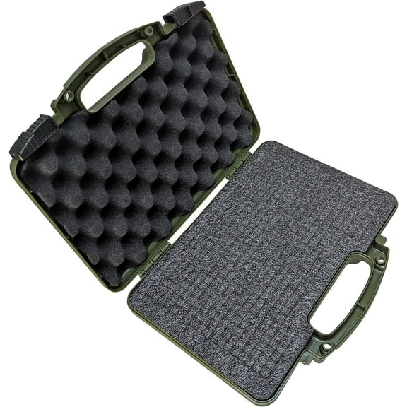Hard Rifle Case with Pick & Pluck Foam - TSA Approved Gun Storage DS3TeK™ Polypropylene Latch - Gray