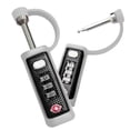 thumbnail image 1 of TSA Approved Gun Case Locks (2-Pack) - MonoShaft Cut-Resistant Hardened Steel Shackle - White, 1 of 7