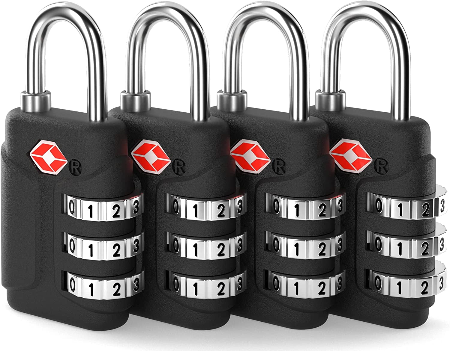 Juvale 4 Pack Mini Luggage Locks, Small Colorful Padlocks For Travel  Suitcase & Backpack With Keys : Target