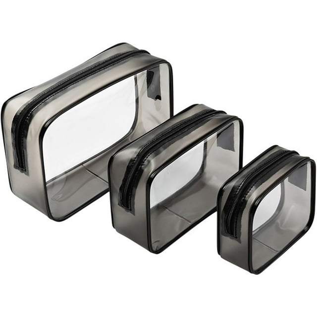 TSA Approved Toiletry Bag, 3 Pack Clear Toiletries Bags For Travel