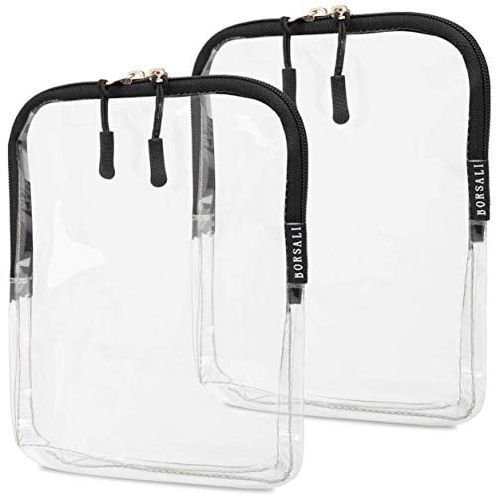 Travelon 3-1-1 Wet/Dry One Quart Clear Toiletry Bag with Bottles and Jars