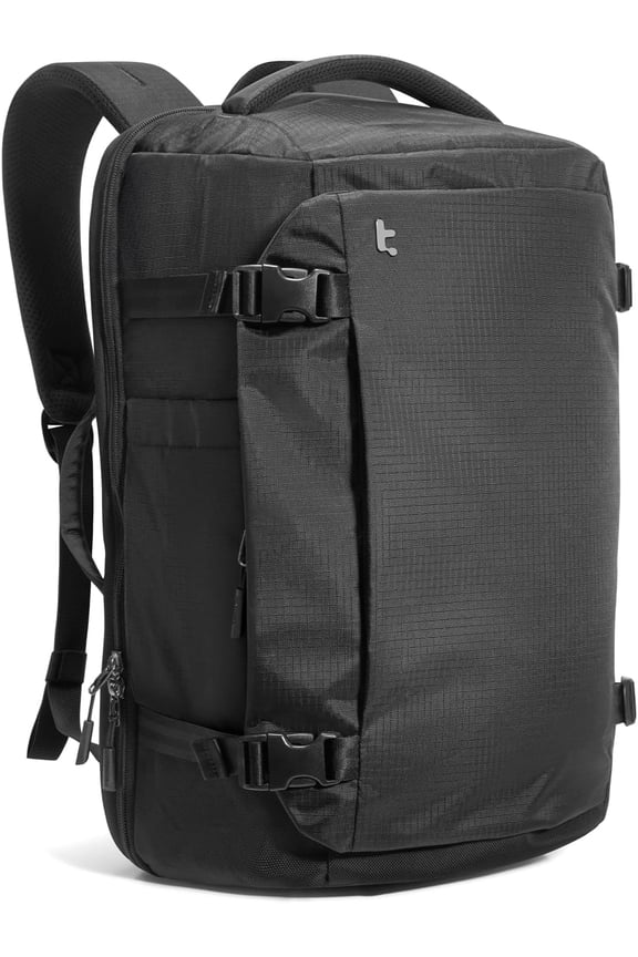 TSA-Friendly Travel Backpack 28L, Lightweight Water-Resistant Carry-On Luggage, Durable Business Rucksack Fits 16 Inch Laptop