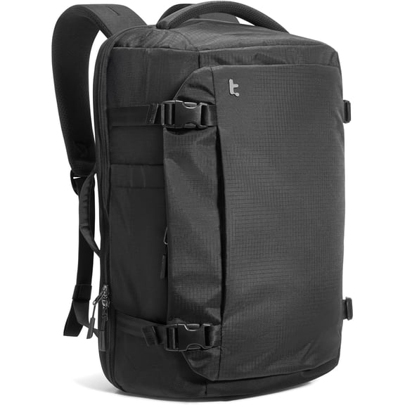 TSA-Friendly Travel Backpack 28L, Lightweight Water-Resistant Carry-On Luggage, Durable Business Rucksack Fits 16 Inch Laptop