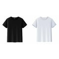 thumbnail image 1 of TSADFHJI 2 Pack Tank Tops for Boys 10-12 Kids T Shirts Short Sleeve Plain Top Tees Boy & Girl Unisex Toddler Children Crew Neck T Shirt L, 1 of 4