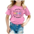 thumbnail image 1 of TSADFHJI Fall Clothing Girl Shirts Size 14-16 Preppy Girl Shirts Size 7-8 Tie Dye Fall Kid Back to School Season Cute Graphic Print Round Neck Short Sleeve Tee Summer Casual T Shirt Tops 12-13 Years, 1 of 4