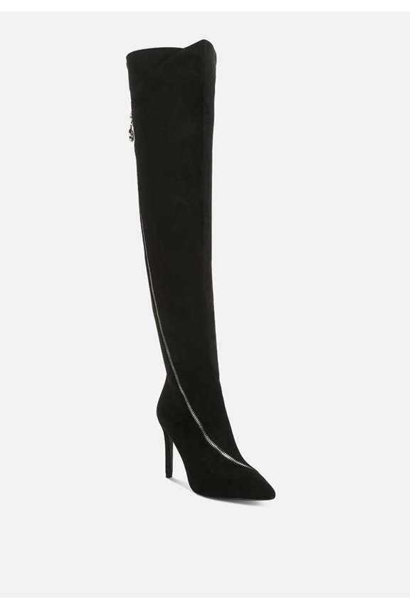 TSARINA Black Zip Around Long Boot