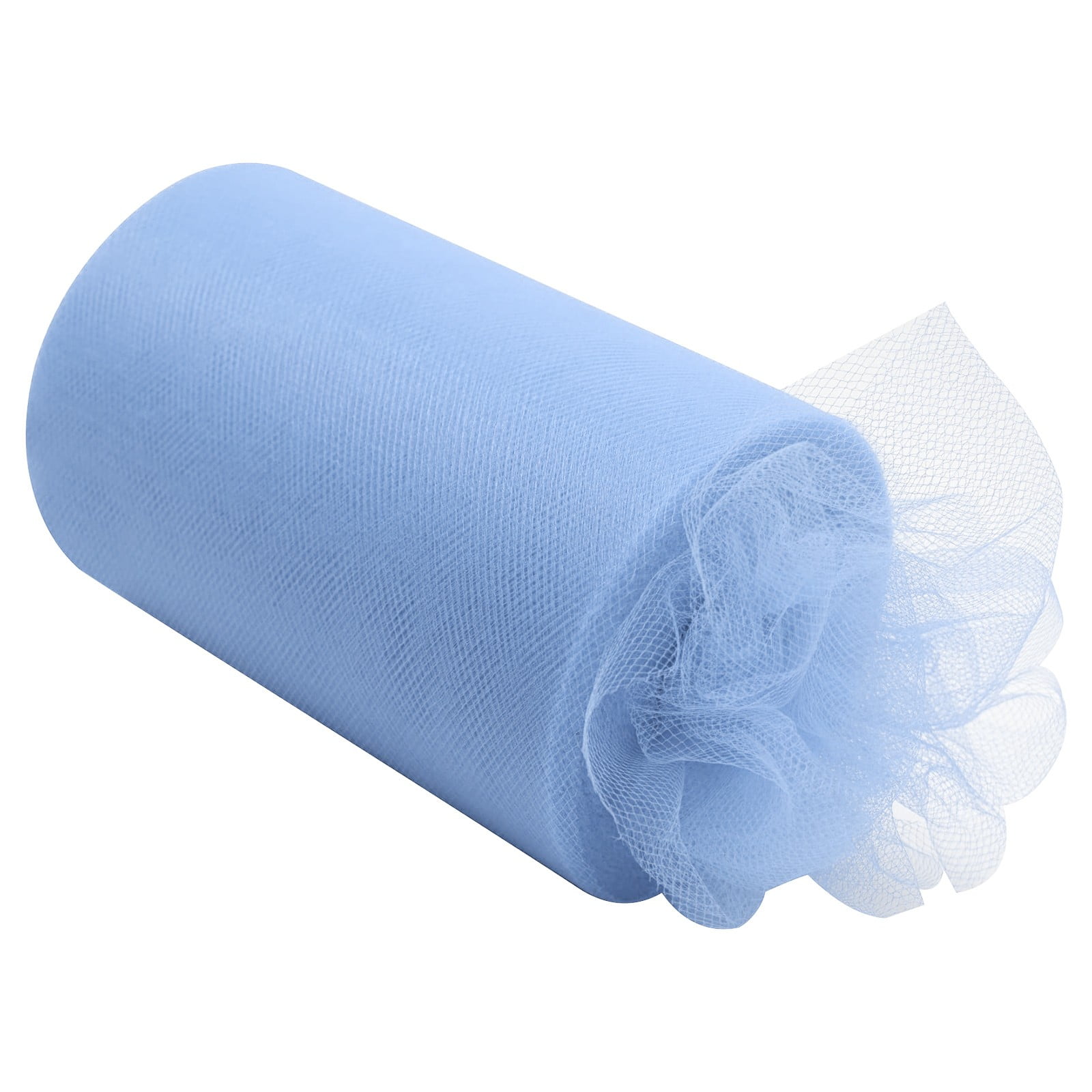 TSApan Clearance DIY Knitting DIY Water Blue Tulle Fabric Spool Tulle