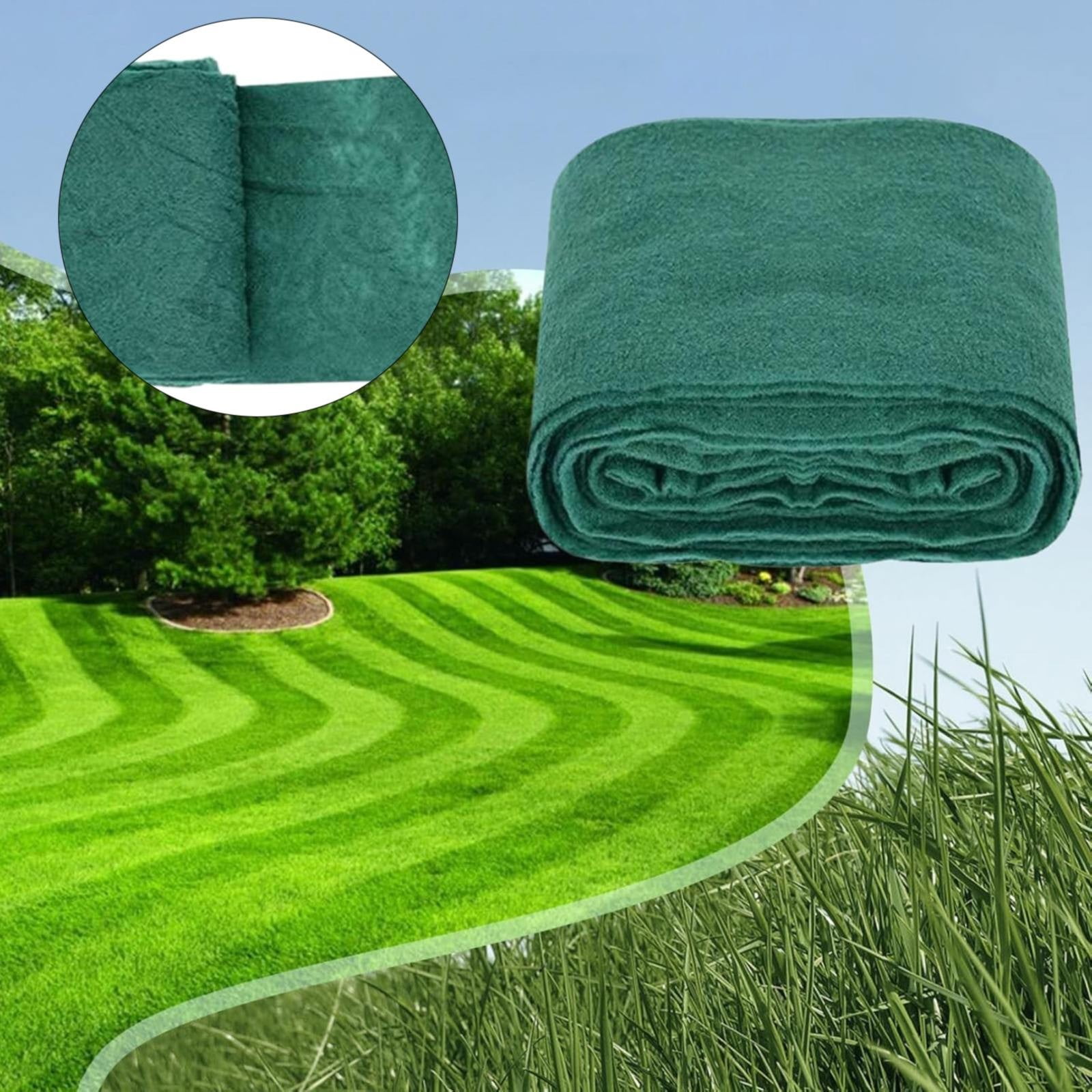 TSApan Grass Seed Mat Fertilizer Blanket Seed Mat Max49.2ft Length Heat Moisturizing Seed Roll Cuttable Seed Blanket For Help Plant Growth And Germination Garden Walmart