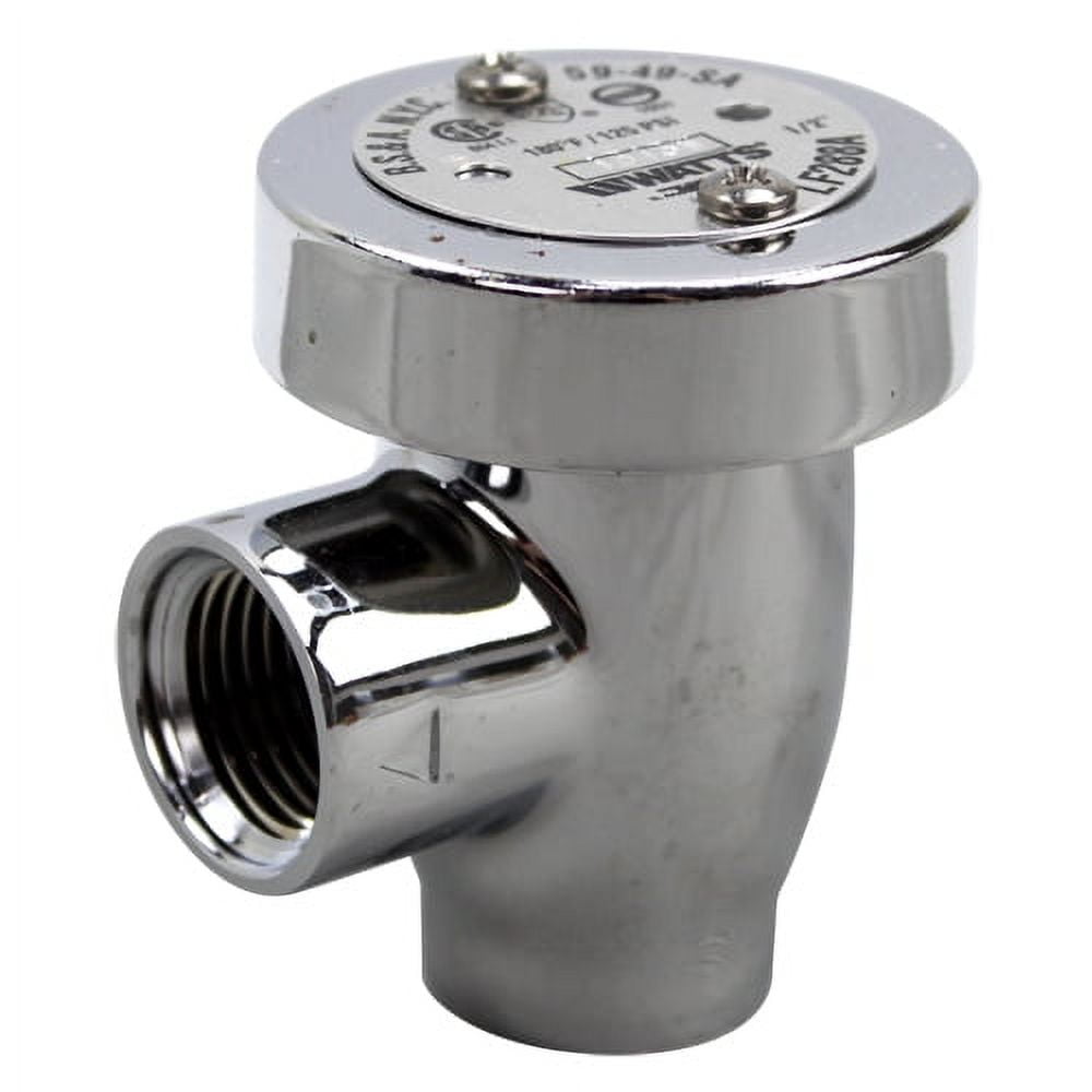 Polished Chrome Atmospheric Vacuum Breaker for Commercial Sinks
