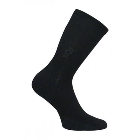 TSC 100 Compression Crew Socks, Black - Small