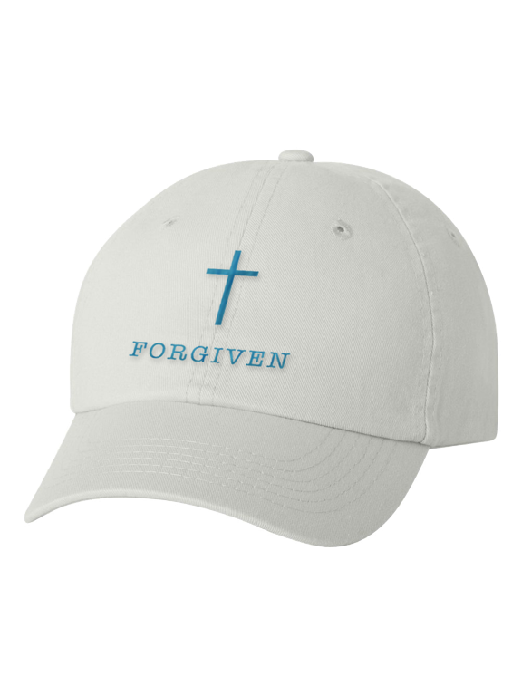 TSC Forgiven Women's Small Fit Bio-Washed Dad's Cap-White