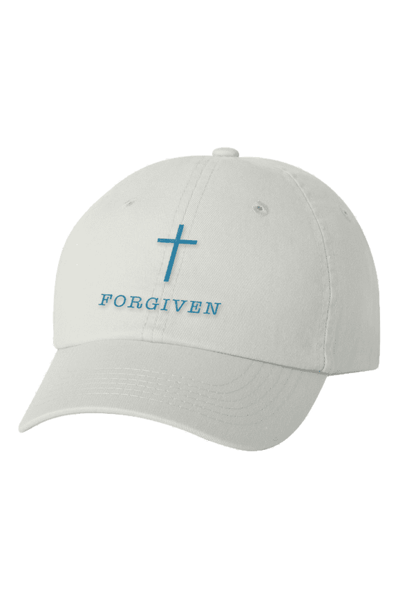 TSC Forgiven Women's Small Fit Bio-Washed Dad's Cap-White