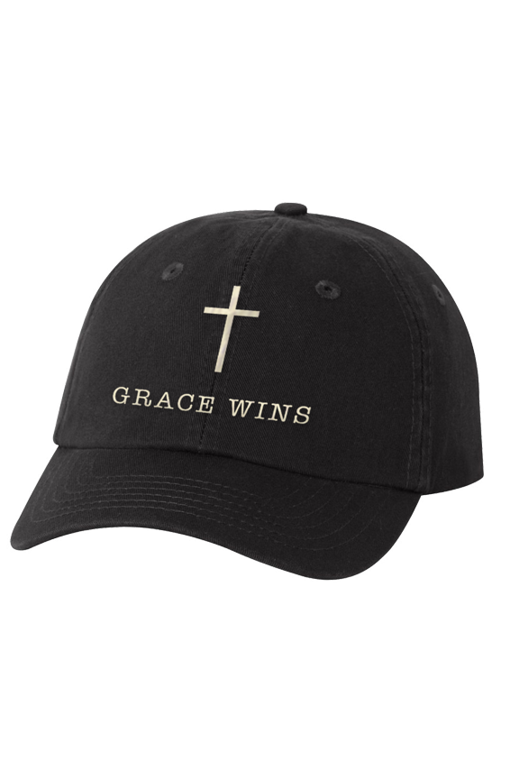 TSC Grace Wins Women's Small Fit Bio-Washed Dad's Cap-Black