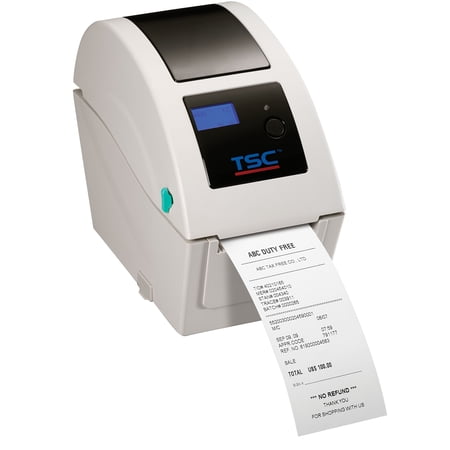 TSC TDP-225 2-Inch Wide Direct Thermal Label Printer / Wristband Printer / Barcode Printers 203 dpi, 5 ips (Beige) USB with peel and present | 99-039A001-0011