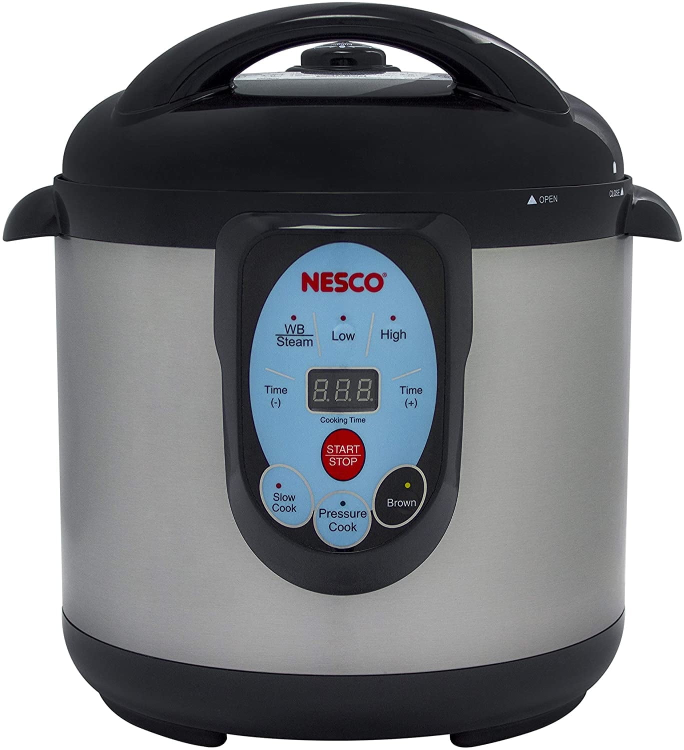 Nesco 9.5 Qt Stainless Steel Digital Pressure Cooker