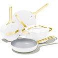 Nonstick Ceramic Cookware Set (12 Piece) Pots, Pans, Lids