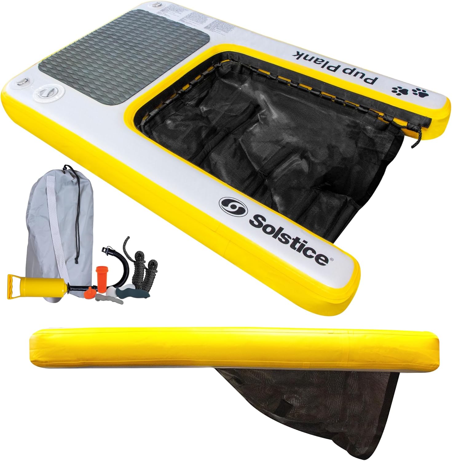 Original Inflatable Pup Plank Dog Float Floating Ramp Ladder