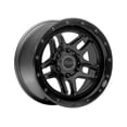 thumbnail image 1 of TSERIES WHEEL; 17 X 8.5 W/ 5 ON 5 BOLT PATTERN; 0 OFFSET;  SATIN BLACK, 1 of 2