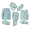 thumbnail image 1 of TSEXIEFOOFU Family Matching Christmas Pajamas Christmas Tree Print/Solid Long-Sleeved Tops + Trousers/One-Piece Jumpsuit/Dog Clothes, 1 of 10