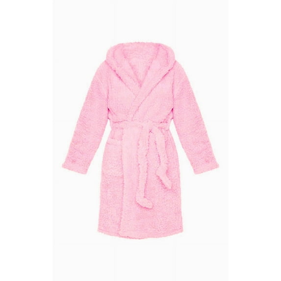 TSEXIEFOOFU Women's Plush Fleece Robe Pajama Long Sleeve Animal Ear Hooded Bathrobe Sleepwear Lounge Home Clothes