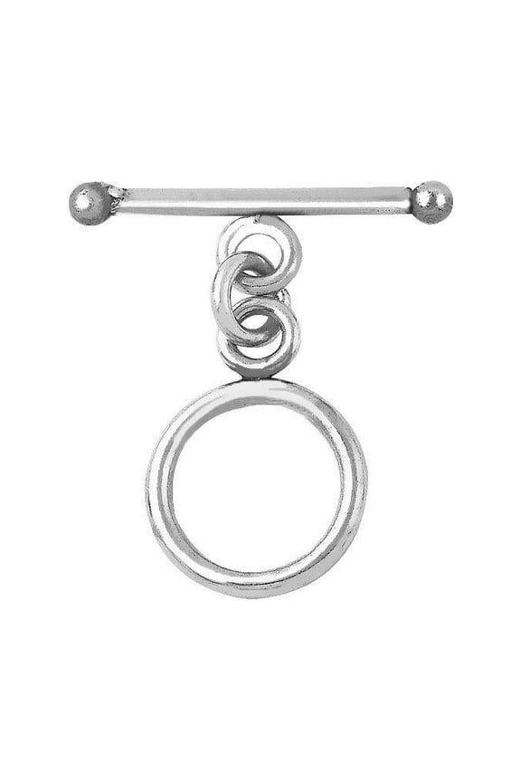 TSF-119 Silver Overlay Simply Smart Toggle 12MM Round Ring
