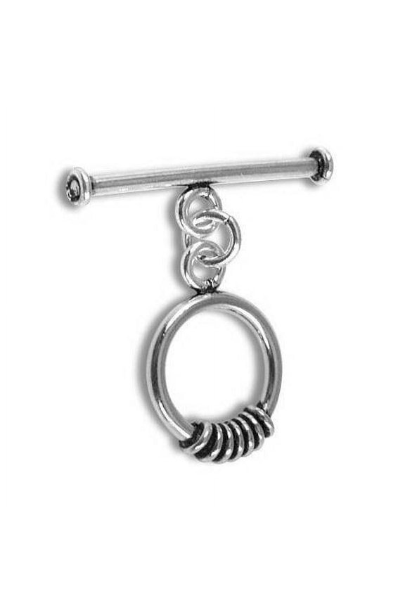 TSF-144 Overlay Ring Bottom Wrapped With Plain Wire Toggle