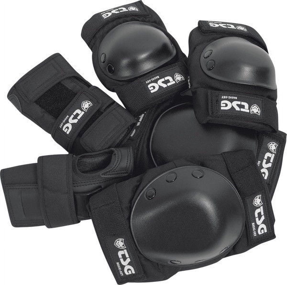 TSG Basic Pad Set Knee Elbow Wrist Black M