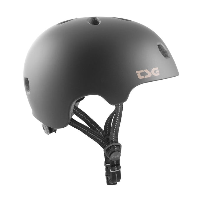 TSG Meta Helmet Lightweight In-Mold, Dial Fit, Low Profile, 11 Vents, Reflective