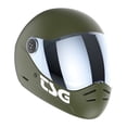 thumbnail image 1 of TSG Pass 2.0 Full Face Helmet w/Bonus Visor, Downhill Skateboarding, Satin Olive, 1 of 3