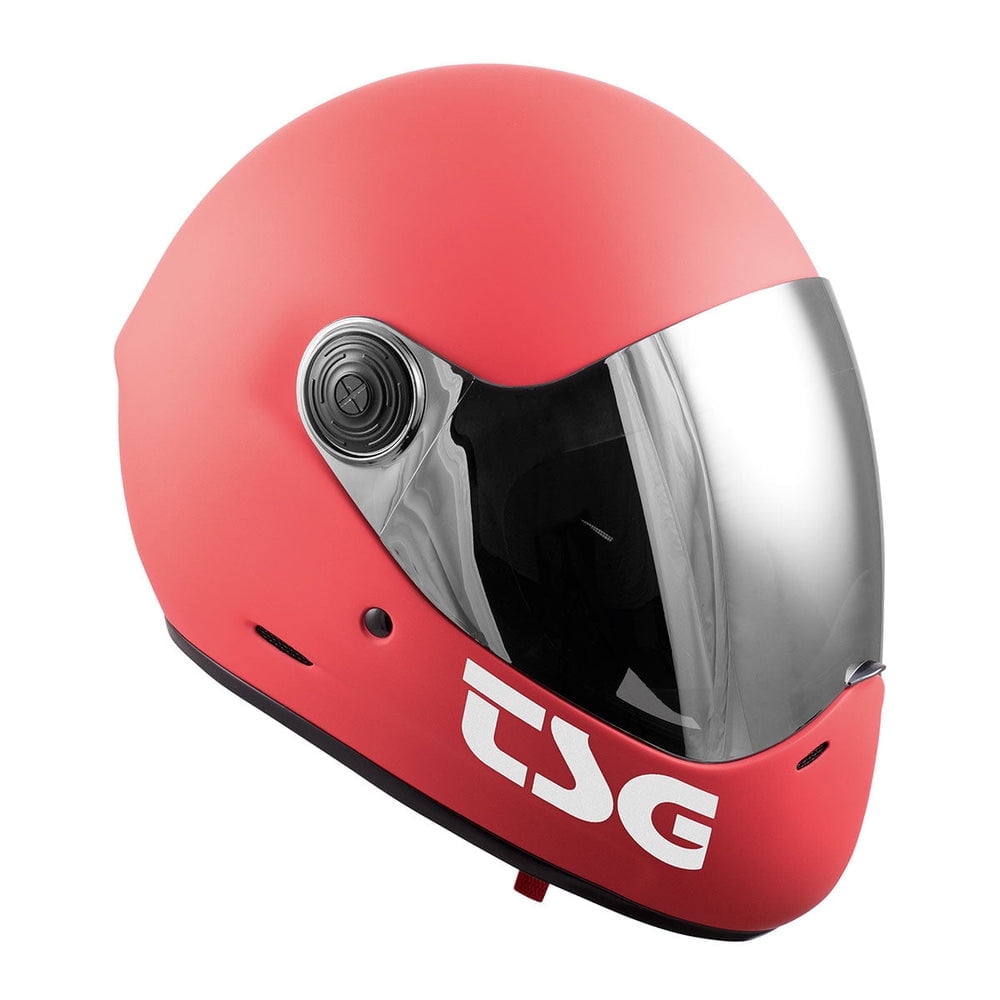 TSG Pass Pro Full Face Helmet w/Two Visors, Downhill Skateboarding Multi-color