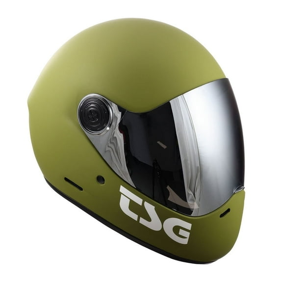 TSG Pass Pro Full Face Helmet w/Two Visors, Downhill Skateboarding Multi-color