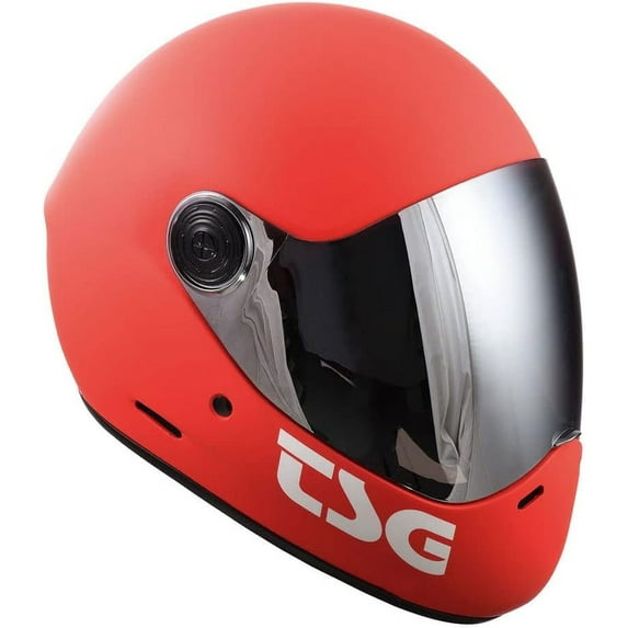 TSG Pass Pro Full Face Helmet w/Two Visors, Downhill Skateboarding Multi-color