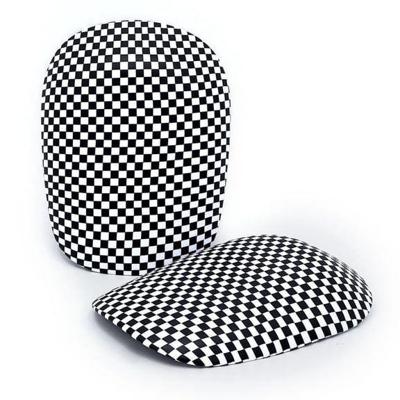 TSG Recaps Force III/V AD Knee Pad Replacement Caps Skateboard & BMX Protection, Checkered (Black/White), One Size