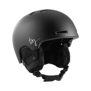 TSG Women Ski/snowboard Helmet Cosma 2.0 Satin Black Removable Ear Pads, 52-54cm