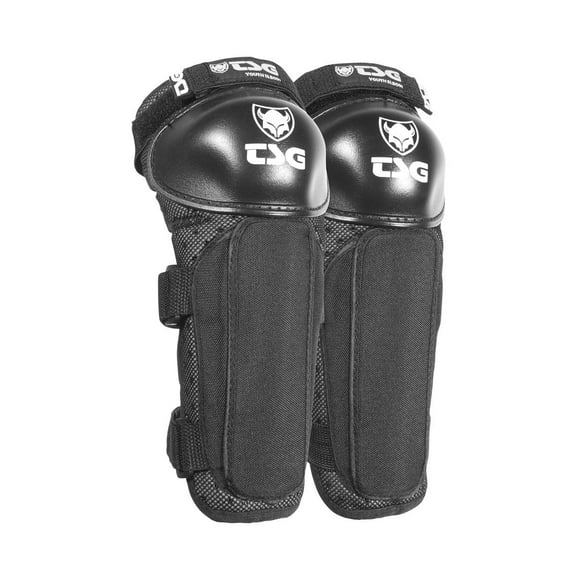 TSG Youth Elbow Pads, Hardshell PE, EVA Foam Impact, Anti-Slip, Durable, 2XS, XS