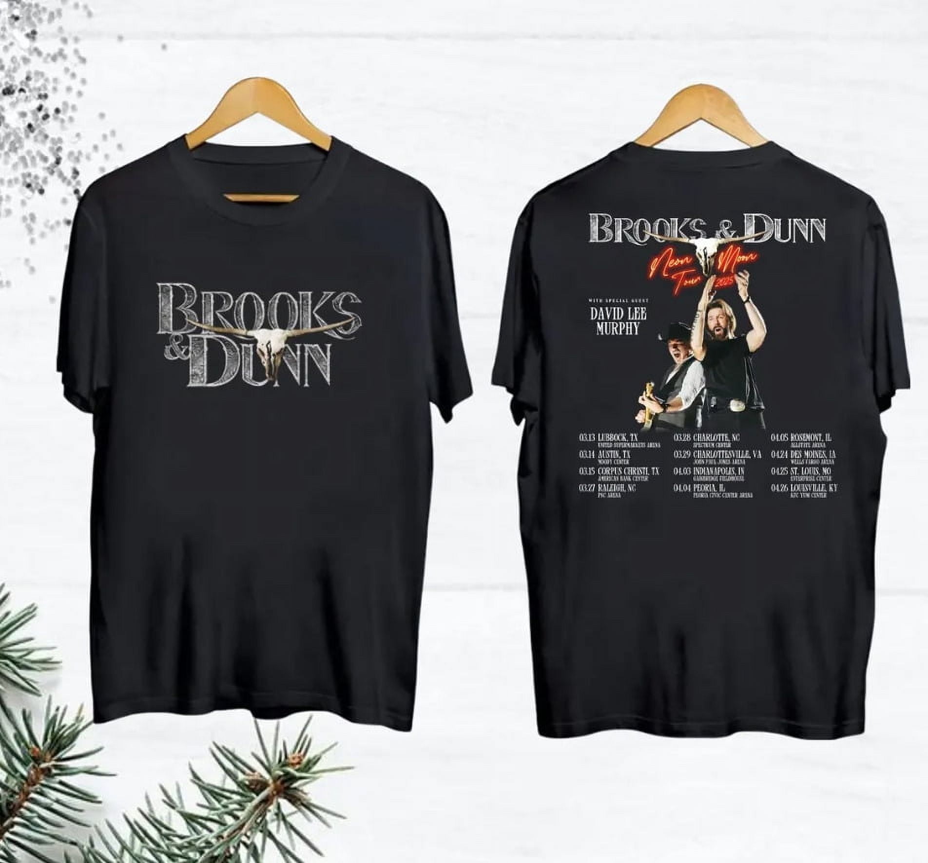 TSHIRT2025 Brooks and Dunn Neon Moon Tour Shirt, Brooks & Dunn Merch