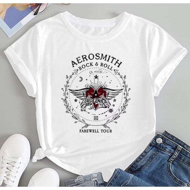 TSHIRTAerosmith Farewell Tour 20242025 TShirt, 90s Vintage Aerosmith