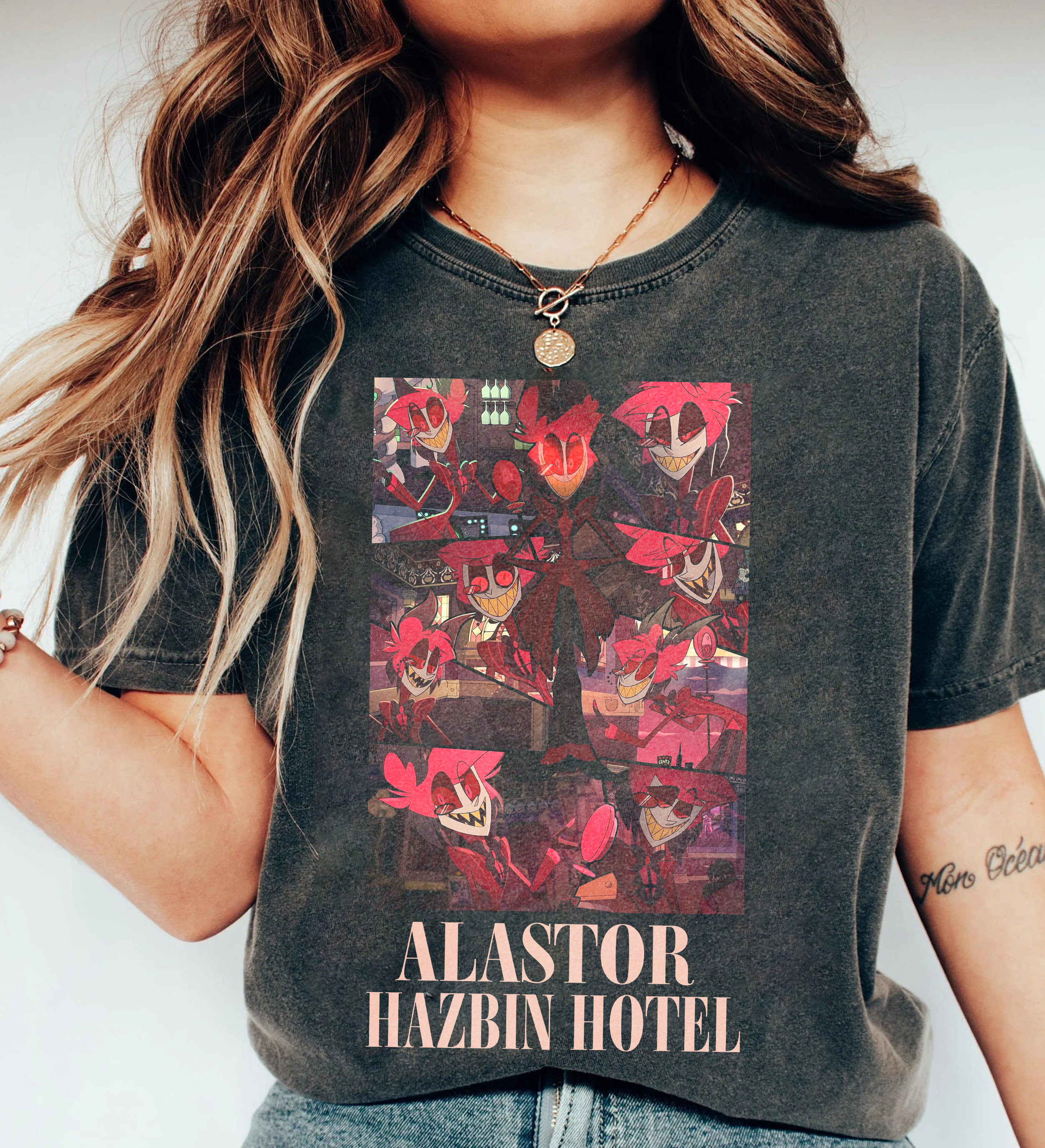 TSHIRT-Alastor Shirt Alastor Vivziepop TShirt Alastor Hazbin Hotel ...