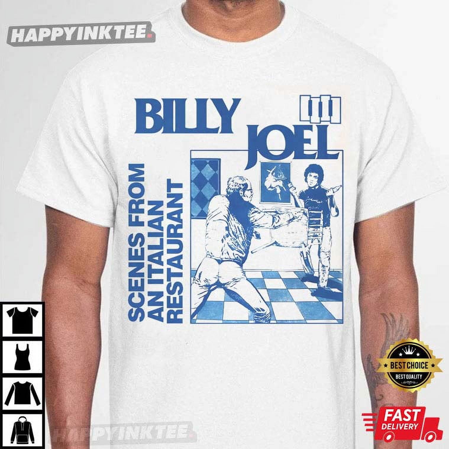 TSHIRT-Billy Joel Scenes From An Italian Restaurant Tour T-Shirt ...