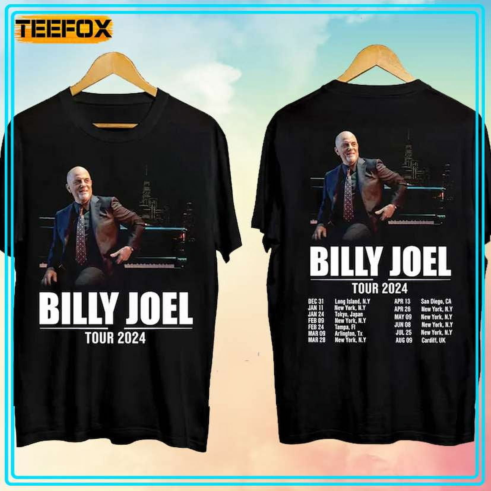 TSHIRTBilly Joel World Tour 2024 Concert Music TShirt