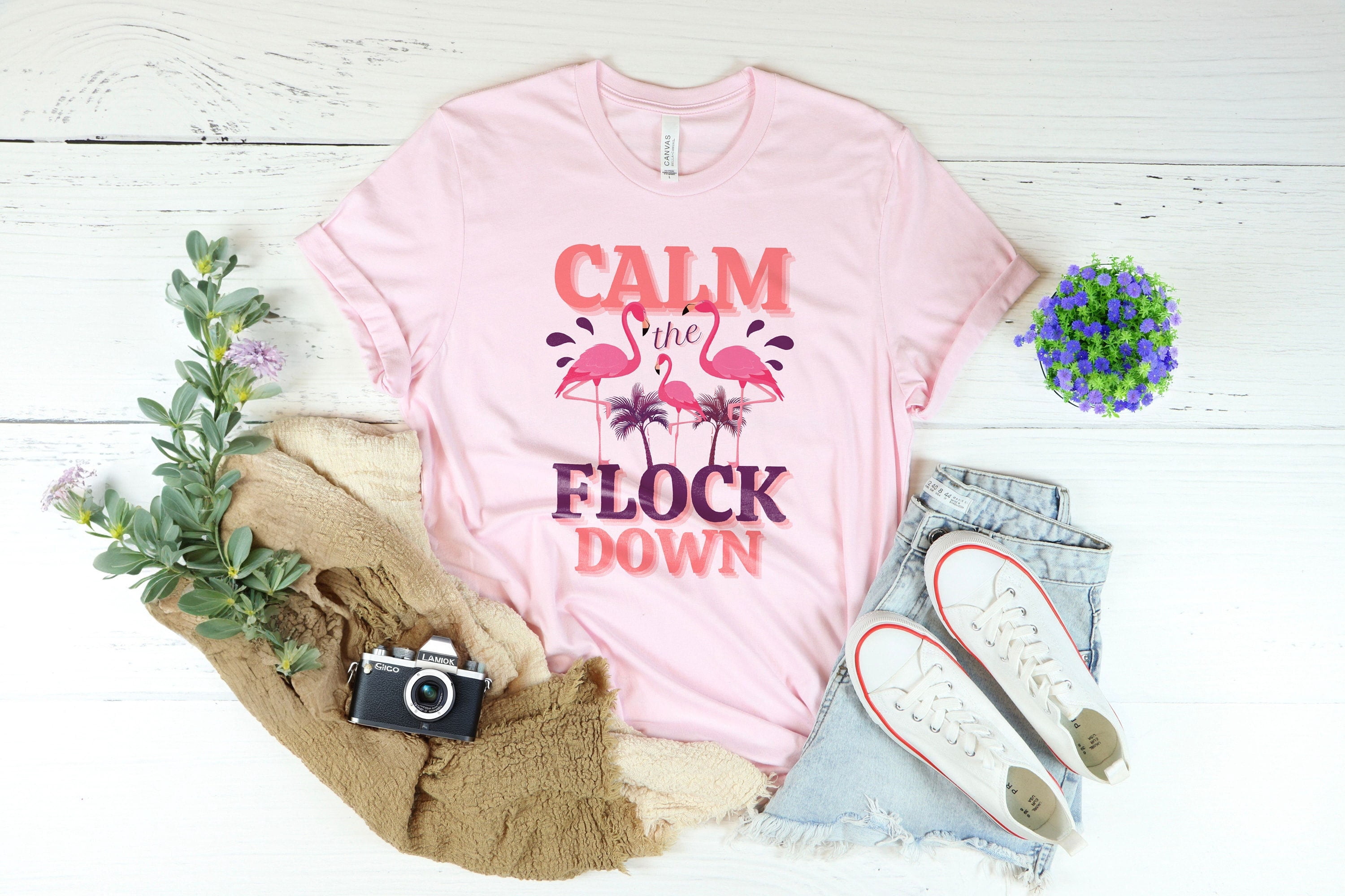 T-shirt femme Fiammata Where Is Summer Flamingo Idée cadeau - Noir - X