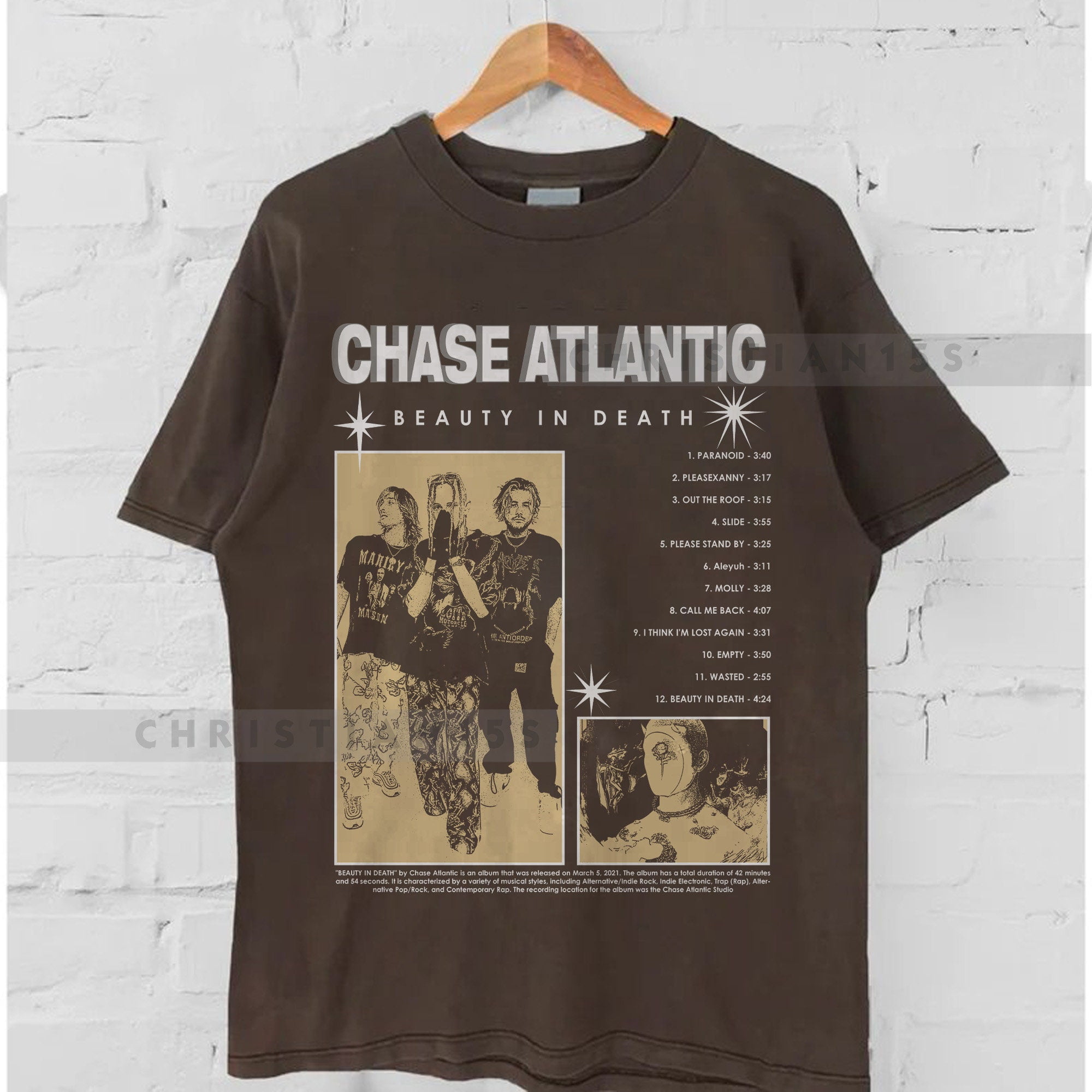 TSHIRTChase atlantic shirt,Beauty in Death 2024 ,Chase 2024 shirt, Chase atlantic Tour 2024