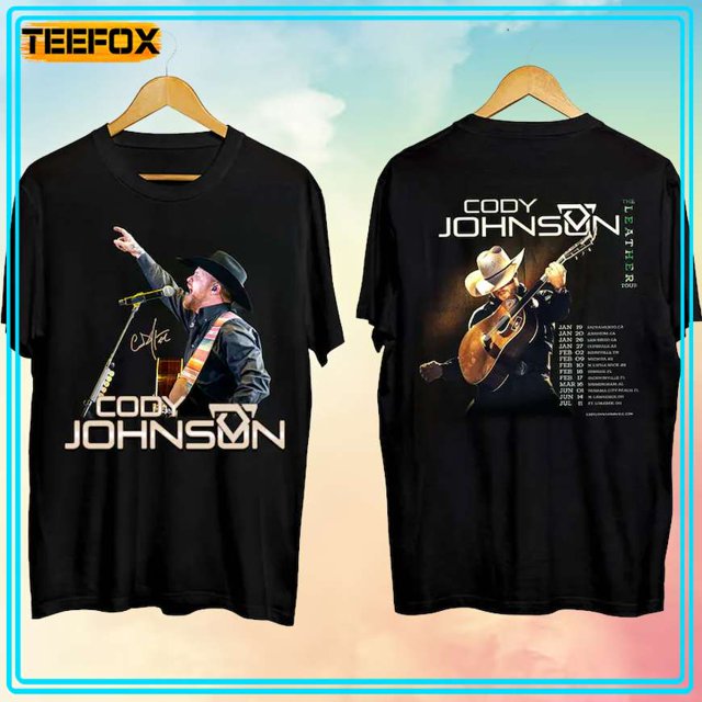 TSHIRTCody Johnson The Leather Tour 2024 TShirt