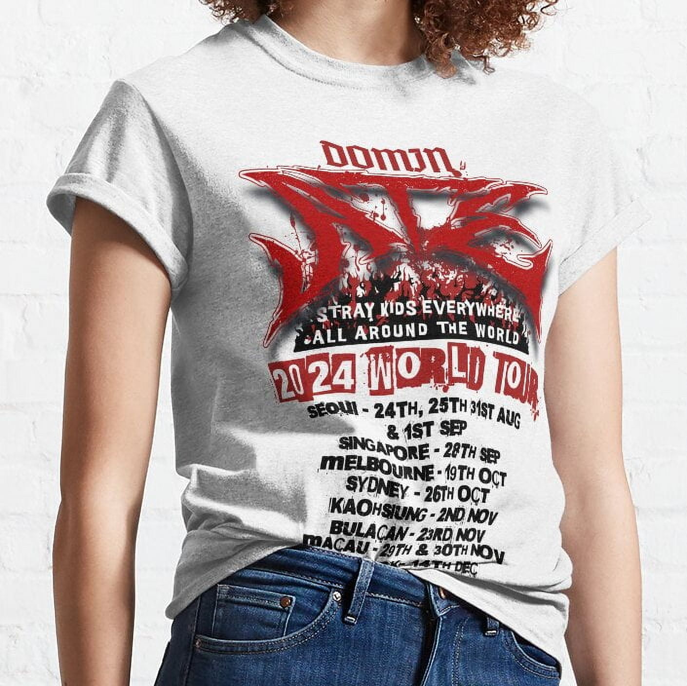 TSHIRTDominATE Stray Kids 2024 World Tour Shirt Classic TShirt